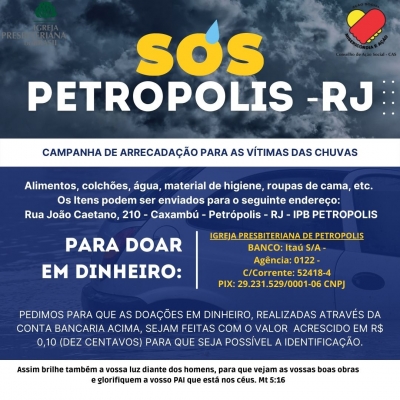 SOS PETRÓPOLIS - RJ