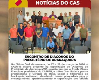 Encontro de Diáconos do Presbitério de Araraquara/SP