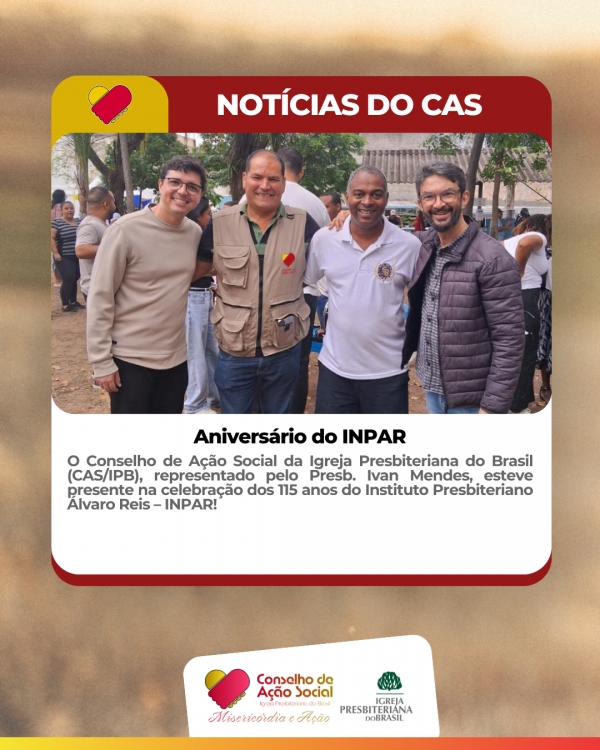 CAS/IPB presente no aniversário do INPAR