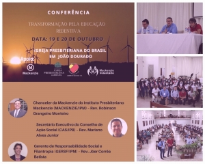 CAS PARTICIPA DA CONFERÊNCIA NA IGREJA PRESBITERIANA DO BRASIL EM JOÃO DOURADO NOS DIAS 19 E 20 DE OUTUBRO