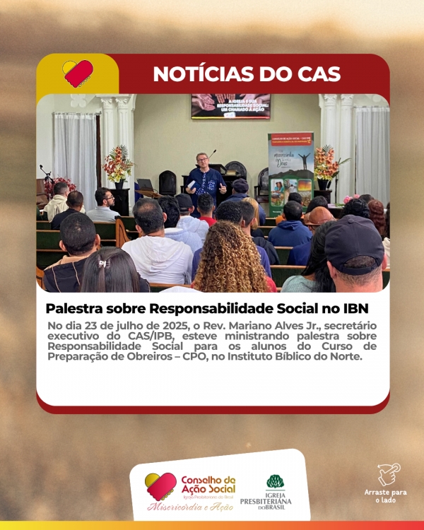 Palestra sobre Responsabilidade Social - CPO 2025