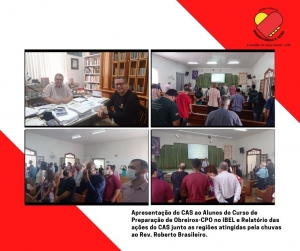 Apresentação do CAS aos Alunos do Curso CPO no IBEL
